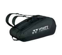 YONEX Team Racquet Bag - Borsa da badminton, tennis e squash, diverse misure e colori, con scomparto per scarpe e funzione zaino (nero, 9 pezzi)