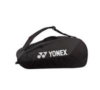 YONEX Team Racquet Bag - Borsa da badminton, tennis e squash, diverse misure e colori, con scomparto per scarpe e funzione zaino (nero, 12 pezzi)