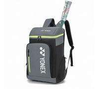 YONEX Zaino sportivo di alta qualità, grande capacità, borsa per racchette da badminton e tennis, scomparto separato per scarpe (viola nero)