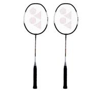 YONEX ZR 100 - Racchetta da badminton leggera in alluminio con copertura completa, set di 2