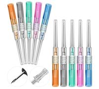 YONGDA - Aghi per piercing al catetere, 10 pezzi, 14G, 16G, 18G, 20G, 22G, aghi cavi per catetere, per orecchio, naso, ombelico, cartilagine