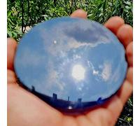 YONGERN Messico Naturale Nero Ossidiana Specchio di Pietra Disco Azteco Tezcatlipoca Rituale Divinatorio Maya Cristalli di Guarigione Complementi Arredo Casa (Size : 6cm)