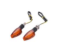 yongewu Indicatori Moto 2 Pz 12V Universale Motociclo Indicatori di Direzione Luce di Direzione Indicatore di Direzione Luce Ambra Indicatore di Direzione Accessorio(Yellow)