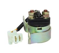 yongewu Relè Moto Elettrico Compatibile con Suzuki per GV1400 1986-1988 per TU250 1997-2001 per VS800GL Intruder 1993-2005 per Relè Solenoide Avviamento Senza Cappuccio di Ricambio