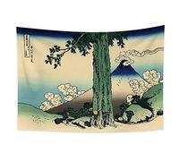 YONGFOTO 100x70cm Ukiyo-e Arazzo Monte Fuji 36 Viste Camera Tappezzerie Mishima Pass Kai ProvinciaPaesaggio Arte muraria Giapponese Pittura tradizionale Stile Toyo Arazzi