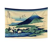 YONGFOTO 150x100cm Ukiyo-e Arazzo Monte Fuji 36 Viste Camera Tappezzerie Umezawa nella provincia di SagamiPaesaggio Arte muraria Giapponese Pittura tradizionale Stile Toyo Arazzi