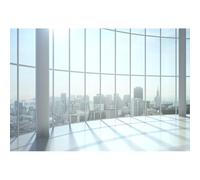 YongFoto 2,2x1,5m poliestere Sfondo Fotografico Luce solare interiore Finestra del grattacielo Sala Atrio Ufficio Fondale Foto Festa Bambini Boby Partito Studio Fotografico Puntelli