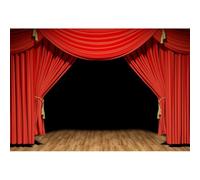 YongFoto 2,5x1,8m Vinile Palcoscenico Sfondo Fotografico Tenda Rossa Pavimento In Legno Sfondo Nero Per Spettacolo Teatrale Per Il Partito Evento Fotografia Di Sfondo Puntelli Di Studio Carta Da Parat