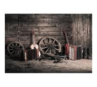 YongFoto 2,5x3,5m Sfondo fotografico per pareti interne Vintage Carta da parati con motivo Antico Tenda per finestra europea Sfondo fotografico per Registrazione video Carta da Ritratto studio