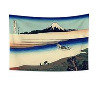 YONGFOTO 220x150cm Ukiyo-e Arazzo Monte Fuji 36 Viste Camera Tappezzerie Fiume Tamà in provincia di MusashiPaesaggio Arte muraria Giapponese Pittura tradizionale Stile Toyo Arazzi