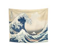 YONGFOTO 220x190cm Ukiyo-e Arazzo Monte Fuji 36 Viste Camera Tappezzerie La grande onda di KanagawaPaesaggio Arte muraria Giapponese Pittura tradizionale Stile Toyo Arazzi