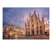 YongFoto 3x2,5m Sfondo Fotografico Castello Duomo di Milano della Nativit?della Vergine Maria Blue Sky Nuvole bianche Viaggio Fondale Foto Festa Bambini Boby Partito Studio Fotografico Puntelli