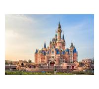 YongFoto 3x2m Sfondo Castello Europeo Rosa Edifici moderni Fantasy Princess Tale WonderlandSfondo Fotografico Fotografo Adulti Viaggio Ufficio Banner Ritratto Foto Studio Puntelli