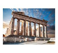 YongFoto 3x2m Vinile Fondale Foto Architettura d'epoca Grecia Acropoli di Atene Tempio del Partenone Sfondo fotografico Photo Booth Partito Bambini Photo Studio Puntelli