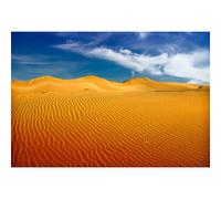 YongFoto 4,5x3m Deserto Sfondo Dune di sabbia dorata Sotto il cielo azzurro Nuvole bianche Paesaggi naturali Sfondi fotografici per esotici Tema dei viaggi occidentali Accessori fotografici