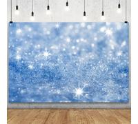 YongFoto Sfondo blu argento glitterato 2,1 x 1,5 m macchie luminose argento paillettes blu bokeh sfondo fotografia compleanno addio al nubilato matrimonio fotografia sfondo festa banner ritratti