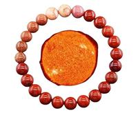YONGHONGKEJI Bracciale Pianeta Sistema Solare Universo Galassia Braccialetti con perline In Pietra Naturale per Donna Bracciale Elastico Otto Pianeti Braccialetti Stellari Custodi per Uomo Regali Di