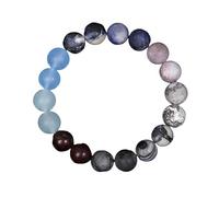 YONGHONGKEJI Bracelets Solar System Bracelet Jewellery Universe Galaxy Planet Stone Beaded For Men Woman Natural Stone Crystal Stretch Cuff Bangle Astronomy Jewellery Gifts Uranus
