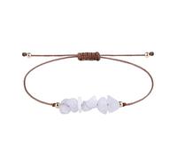 YONGHONGKEJI Chakra Bracelets For Womens Natural Colorful Crystal Bracelet For 7 Chakra Lrregular Gemstone Cuff Bangles Crystal Chip Adjustable Rope Wristbands Jewellery Gifts For Women White Marble