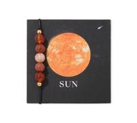 YONGHONGKEJI Planet Bracelet Solar System Universe Galaxy Natural Stone Beaded Bracelets For Women Adjustable Rope Cuff Bangle Eight Planets Guardian Star Wristbands For Men Astronomy Gifts Sun