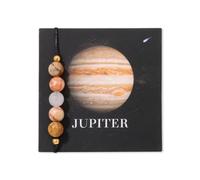YONGHONGKEJI Planet Bracelet Solar System Universe Galaxy Natural Stone Beaded Bracelets For Women Adjustable Rope Cuff Bangle Eight Planets Guardian Star Wristbands For Men Astronomy Gifts Jupiter