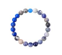 YONGHONGKEJI Planet Bracelet Solar System Universe Galaxy Natural Stone Beaded Bracelets For Women Stretch Cuff Bangle Eight Planets Guardian Star Wristbands For Men Astronomy Gifts Earth