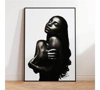 YONGKUIQMK Stampe su tela moderne e alla moda, poster con musica Sade in bianco e nero, for bar, arredamento for la casa(20x30cm No Frame)