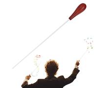 Yongmcxhhj Bacchetta Direzione con Manico in Legno, Bacchetta per Direttore d'Orchestra, Design Ergonomico Migliora La Presa Per Adulti Bambini Spettacoli Marcia Corso Di Tamburo
