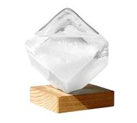 Yongmcxhhj Bottiglia delle previsioni del,tempesta cubo grande - Elegante meteorologico, pratico ornamento da scrivania per la casa, scrivania, regalo di compleanno