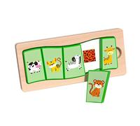 Yongmcxhhj Gioco Di Abbinamento Per Bambini, Giocattolo Educativo E Interattivo In Legno, Divertente, Gioco Di Associazione, Per La Casa, Gli Interni, L'Aula, La Scuola, Le Feste E I Compleanni