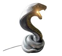 Yongmcxhhj Luce notturna a forma di serpente gotico, da tavolo, statuetta gotica a forma di serpente, squisita decorazione da collezione, per dormitorio, studio, camera da letto, uffici