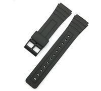 YONGNAGUI NASUNJIA 12 mm 14 mm 16 mm 18 mm 20 mm 22 mm cinturino universale per orologio da uomo donna cinturino in resina nera plastica cinturino accessori perni fibbia, 20mm