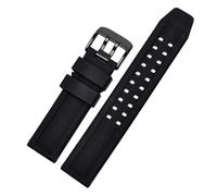 YONGNAGUI NASUNJIA Cinturino Sportivo Subacqueo Compatibile Con Orologio Luminox 3051 7251 3050 1820 7251 3051 Cinturino Orologio In Gomma Siliconica 20mm 22mm 23mm(Black-Black,23mm)