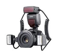 YONGNUO YN24EX TTL Macro Flash Speedlite 2 pz Flash Heads 4 pz Anelli Adattatore per fotocamere Canon DSLR