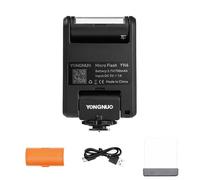 YONGNUO YN6 - Mini flash Speedlite 5600K con flash standard, 500 flash, 4 livelli di potenza, rotazione di 105° con pellicola di temperatura colore, riflettore per Canon, Fuji, Pentax, fotocamera