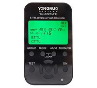 Yongnuo yn622tx - Trigger per flash wireless Canon, Ttl, Lcd, portata 100 m, colore: nero