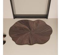 YongXinMY Tappetino da bagno con venature del legno, tappeto da bagno rustico in diatomacea, a tema naturale, antiscivolo, super assorbente, ad asciugatura rapida, per vasca doccia, lavandini, camera
