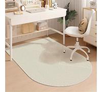 YongXinMY Tappetino per sedia da ufficio, moquette e pavimenti in legno duro, moderna a forma di arco in morbido velluto di cristallo, protezione antiscivolo, per casa, ufficio, camera da letto (#4