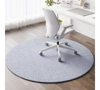 YongXinMY Tappetino rotondo per sedia da ufficio, per moquette e pavimenti in legno duro, moderno, antiscivolo, resistente all'usura, per casa, ufficio, cucina, bagno (#10,90 cm)