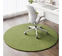 YongXinMY Tappetino rotondo per sedia da ufficio, per moquette e pavimenti in legno duro, moderno, antiscivolo, resistente all'usura, per casa, ufficio, cucina, bagno (#6,60 cm)