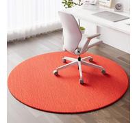 YongXinMY Tappetino rotondo per sedia da ufficio, per moquette e pavimenti in legno duro, moderno, antiscivolo, resistente all'usura, per casa, ufficio, cucina, bagno (#9, 120 cm)