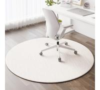 YongXinMY Tappetino rotondo per sedia da ufficio, per moquette e pavimenti in legno duro, moderno, antiscivolo, resistente all'usura, per casa, ufficio, cucina, bagno (#1,90 cm)
