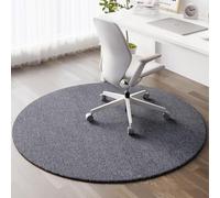 YongXinMY Tappetino rotondo per sedia da ufficio, per moquette e pavimenti in legno duro, moderno, antiscivolo, resistente all'usura, per casa, ufficio, cucina, bagno (#3,90 cm)