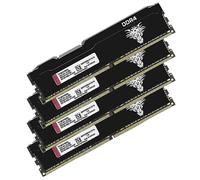 Yongxinsheng 2666MHz DDR4 64GB Kit (4x16GB) Desktop Ram PC4-21300 Dimm Non-ecc Unbuffered 1.2V 288-Pin CL19 PC Computer Memory Udimm Componenti Memoria Upgrade Module (Nero)