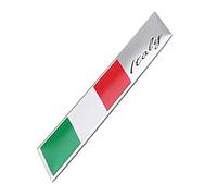 YONGYAO Alluminio Car Decal Adesivi Italia Bandiera Nazionale Bandiera Fender/Badge Emblema Tronco Si Adatta Alfa Ro Meo Fiat