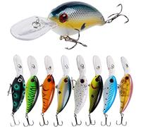 YONGZHI Esche da pesca Shallow Deep Diving Swimbait Crankbait Pesca Wobble Multi Joint Hard Baits per spigola, trota d'acqua dolce e salata..