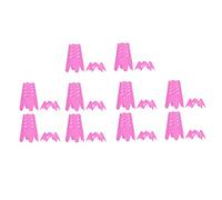 YONGZURA 20 PCS Plastic Ball Stands | Smooth - Easy Simulator Stands/Mat Stands | Adjustable Height 1.75-4.5cm | Indoor & Outdoor Practice Equipment for Beginners/Players (Rosy)