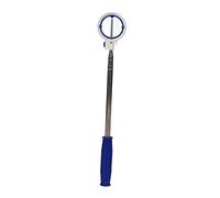 YONGZURA Ball Retriever | Telescopic Stainless Steel Ball Picker with Secure Handle | 8 - Section Extendable to 205 cm | Lightweight Accessories for Water/Rough Terrain (Blue White)