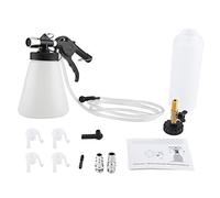 YONGZURA Brake Bleeder Kit | Pneumatic Vacuum Tool for One Person Use | 90-120PSI Compressor Compatible | 4 Adapters, 34oz Fluid Tank