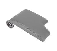 YONGZURA Car Center Console Armrest Cover | Faux Leather Pad Cushion for Specific E46 1999-2004 | Soft Comfort & Easy Installation | Black/Beige/Gray (Grey)